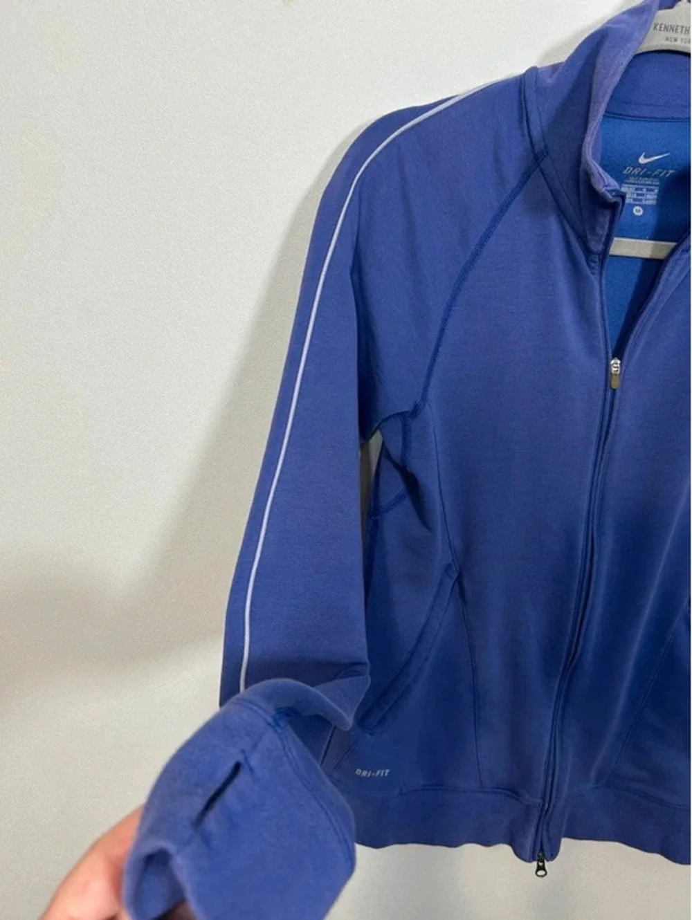 Nike Dri-FIT Purple Full Zip Track Jacket Women’s Medium Athletic
